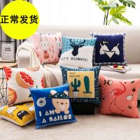 Sleepy Bear 抱枕女生可爱睡觉正方形沙发床头靠枕靠垫男生汽车不含芯定制照片