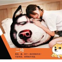 Sleepy Bear 可爱创意哈士奇抱枕秋田犬抱枕送男生女友生日礼物情人节礼物