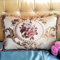 Sleepy Bear 欧式沙发抱枕套客厅靠枕床头可拆洗靠垫办公室长方形腰靠背套子