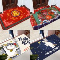 Sleepy Bear 卡通吸水加厚卫生间进门地垫门垫地毯卧室门口浴室防滑垫家用脚垫