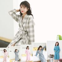 Sleepy Bear 日式睡袍三层纱布面料男女成人浴袍秋冬季加厚情侣浴衣