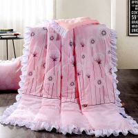 Sleepy Bear 韩版夏凉被空调被花边水洗棉夏被三件套四件套单双人薄被子可机洗