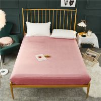 Sleepy Bear 加厚保暖水晶绒床笠单件法兰绒床套珊瑚绒床罩发莱绒床垫保护套罩