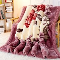 Sleepy Bear 双层加厚拉舍尔毛毯秋冬季双人珊瑚绒毯子午睡毯结婚婚庆绒毯被子