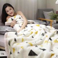 Sleepy Bear 拉舍尔毛毯加厚双层单人双人春秋冬季盖毯珊瑚绒毯子被子婚庆