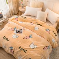 Sleepy Bear 雪花绒毯子珊瑚绒毛毯加厚被子盖毯冬季绒床单单件毛巾被午睡毯