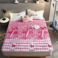 Sleepy Bear 法兰绒床垫软垫保暖毛绒毯子床单睡垫,秋冬季单双人学生床垫宿舍