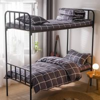 Sleepy Bear 学生宿舍床单被套三件套大学寝室四件套夏季男女学校单人床上用品