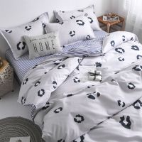 Sleepy Bear 床上四件套夏季被罩单人ins风被子水洗棉床单三件套床上用品双人