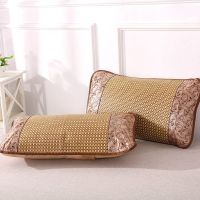 Sleepy Bear 夏枕头套一对 凉席枕套 藤席枕头套 夏天冰丝枕套 圆角枕套一只