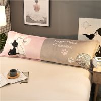Sleepy Bear 法兰绒枕套情侣枕成人加长大枕芯长款冬季卡通1.5m床双人枕头抱枕
