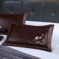 Sleepy Bear 夏季冰丝凉席枕套一只凉滑双面可水洗大号成人单人夏天枕芯枕头套