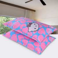 Sleepy Bear 枕套一对装磨毛加厚学生宿舍单人拉链枕芯套成人家用小号枕头套夏