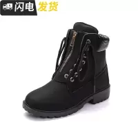 秋冬大码女靴Winter Autumn Ankle Boots Women High heels Shoes启如女士靴子