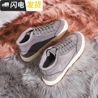 欧米棉鞋女2022秋冬季新款加绒高帮帆布鞋子保暖学生韩版百搭板鞋启如