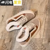 棉鞋女2022冬季新款加绒帆布鞋韩版百搭学生原宿ulzzan保暖二棉鞋启如