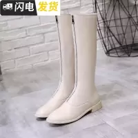 guidi靴子女2022新款秋冬马丁靴前拉链短靴女鞋英伦风百搭高筒靴启如