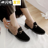 女鞋毛毛鞋2022年加绒保暖棉鞋短靴子休闲雪地靴启如