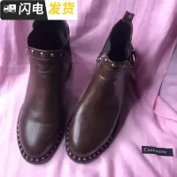 2018新款加绒马丁靴粉丝价启如女士靴子