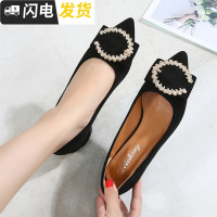 休闲鞋女秋冬款2022新款红女鞋晚晚鞋超火百搭粗跟单鞋女中跟启如休闲鞋