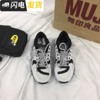 运动鞋女韩版chic百搭街拍学生休闲跑鞋ins秋季新款复古软妹鞋潮启如休闲鞋休闲鞋