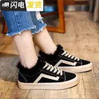 2022冬季新款加绒帆布鞋棉鞋女学生韩版休闲百搭保暖二棉鞋女鞋子启如