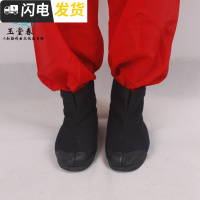 古装戏曲戏剧鞋靴京剧武生小兵儿童男练功平底戏鞋轮胎底打靴快靴启如休闲鞋休闲鞋