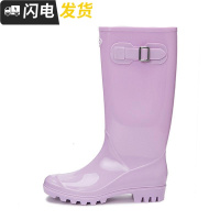 时尚雨鞋女成人胶鞋高筒雨靴靴可爱鞋防滑套鞋都市雨鞋启如