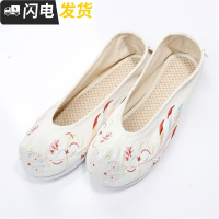 [如花解语]国色芳华传统汉服搭配女鞋民族风绣花弓鞋日常搭配启如休闲鞋休闲鞋