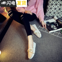 豆豆鞋女2022新款平底百搭休闲韩版秋季牛筋软底社会学生单鞋启如女士高帮鞋