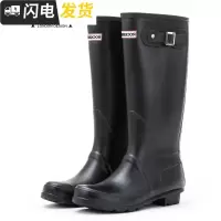 英伦全地形男士中高筒雨鞋时尚雷钓鱼雨靴鞋套鞋胶鞋防启如