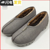 牌单鞋僧服僧衣台麻海清二棉鞋雪地靴罗汉鞋春秋冬季毛绒僧鞋启如皮靴