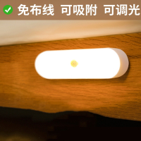 闪电客家用过道楼梯人体感应小夜灯声控智能楼道光控长条床头衣柜充电