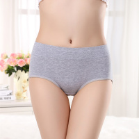 中腰纯棉女士内裤大码舒适提臀女式短裤三角不勒大腿