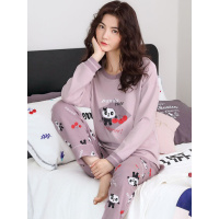 睡衣女春秋长袖夏季2021年新款女士套装网红ins风家居服