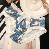 洛丽塔日系公主甜美可爱性感少女卡通内裤冰丝时尚三角裤棉档学生