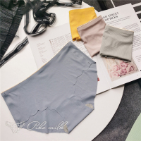 日系女士内裤低腰冰丝款透气性惑无痕纯棉裆可爱少女生三角裤头