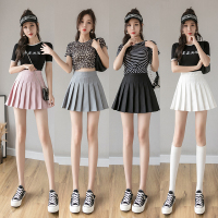 百褶裙短裙女夏2021新款高腰学生百搭半身裙女a字裙格裙学院春秋