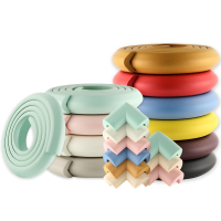 防撞条加厚加宽儿童墙角保护宝宝桌角防碰撞墙贴软包婴儿桌子包边 U色 4米防撞条+10个防撞角+双倍胶带