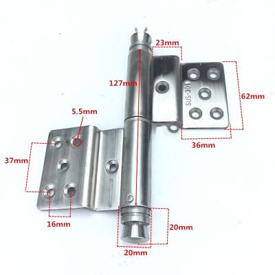 5寸不锈钢旗铰脱卸旗形合页防火门防盗大门铰链头折弯大合页 右合页1只