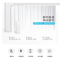 电动窗帘遥控自动智能窗帘家用升降开合双轨道杆家居电机 N9智能款(2米全套)