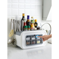 闪电客厨房用品家用大全调料盒置物架筷子刀架调味品厨具整理架收纳