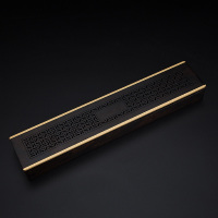 闪电客黑檀木线香盒木质禅意卧香炉镂空熏香炉家用室内茶道线香炉香薰炉 [万纹]-内附防火棉