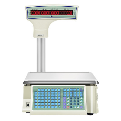 闪电客TM-H电子秤超市称重打码一体机经济实用标签条码秤计价商用称