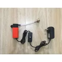 闪电客小型十二开机新款220V水钻家用伏直流高压水泵抽水机12v潜水。 洗澡水泵+接头