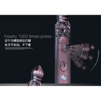 闪电客防盗把手锁红古执手锁防盗锁拉手整套面板把手大锁手柄