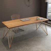 北欧办公桌简约书桌工业风家用电脑台式桌写字桌子工作电脑桌
