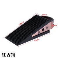楔子塞硅胶防撞挡器抵器档掩阻顶器吸阻 门塞把手[红古铜] 其他