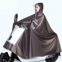 电动电瓶摩托车专用雨衣男女款单人双人加大加厚女士全身时尚雨披
