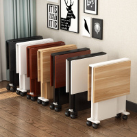 折叠桌家用饭桌简易折叠桌子可移动闪电客餐桌小户型小桌子吃饭桌长方形